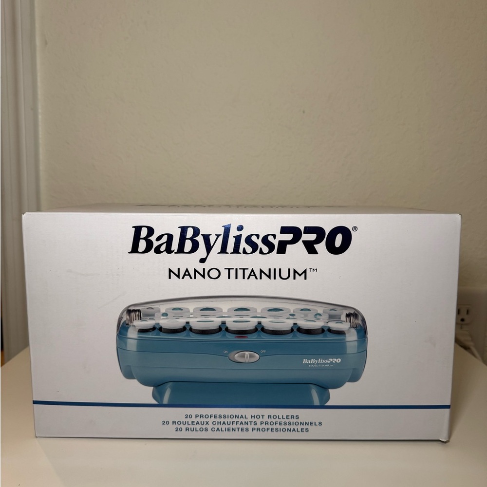BaBylissPRO Nano Titanium Blue Roller Set